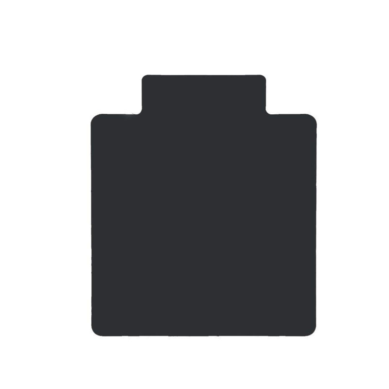 Tapis de chaise rectangulaire, Noir, Inclus, L 48 po x P 36 po