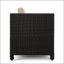 Ensemble de canapé d'extérieur en osier 4 pièces PUERTA avec durabilité et coussins confortables pour toutes les cours modernes
