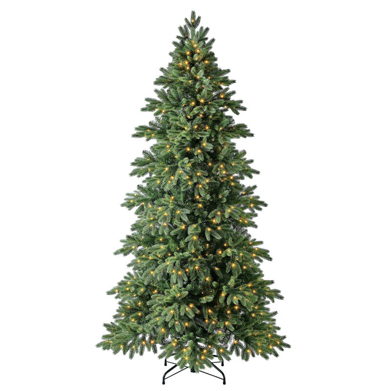 Home Heritage Fir 7.5' Artificial Prelit Christmas Tree, 700 White LEDs