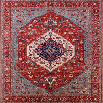 Tapis de style oriental rouge