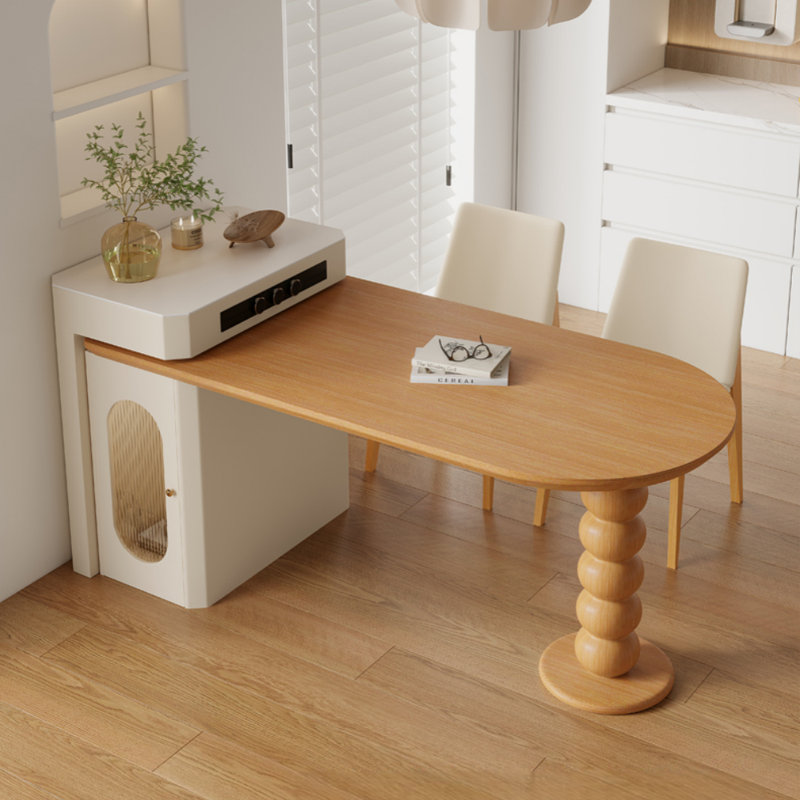 Simple and Creative Cream-style Dining Table