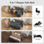 Canapé modulaire en forme de L de 82 po, canapé-lit escamotable pour salon, canapé à assise profonde en chenille modulaire, méridienne réversible, rangement, poches latérales-892492236