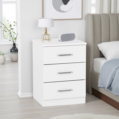 Sumrah 40cm W Manufactured Wood Bedside Table