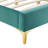 Sutton Performance Velvet Bed Frame-195014835-195014847