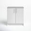 Armoire de rangement simple Watse 32 po avec 1 tablette réglable, armoire de rangement avec portes, armoire de salle de bain P 18 po x l 32 po x H 36 po, Watse-1997065615