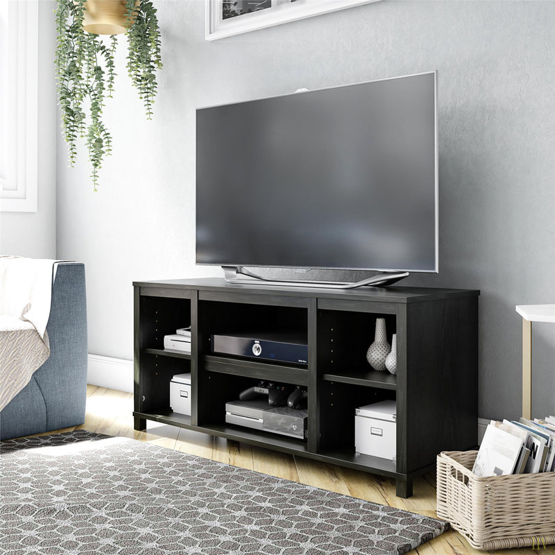 Parsons TV Stand For Tvs Up To 50", Black