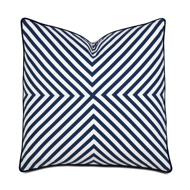 Summerhouse Square Pillow Cover & Insert, Feather