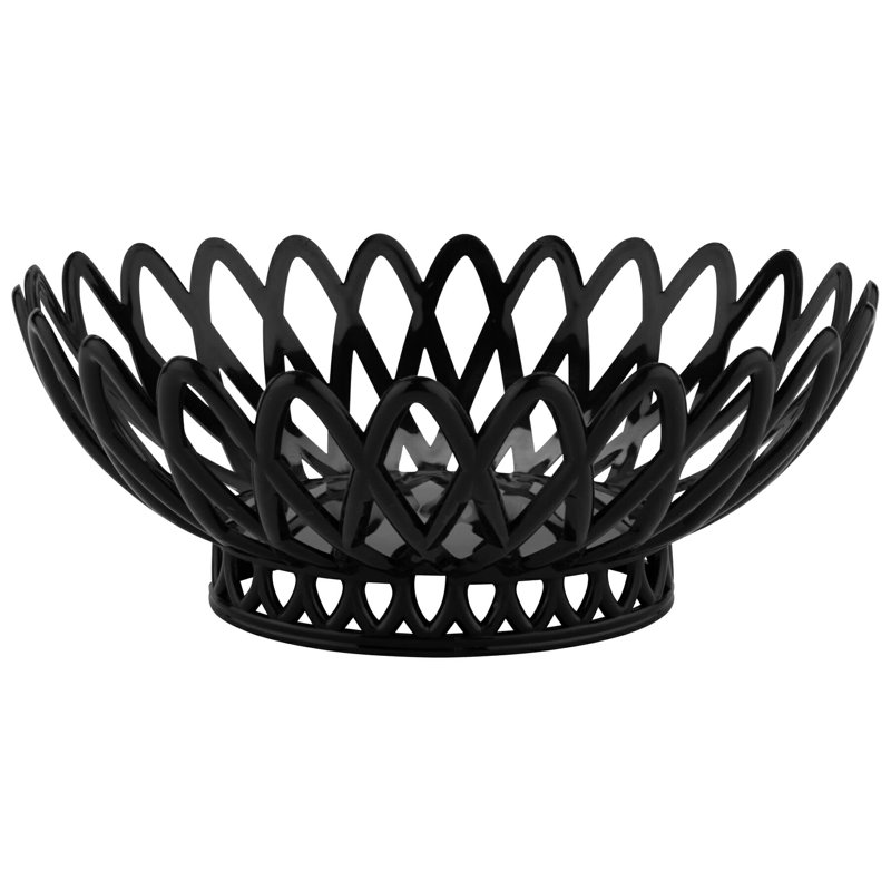 OB-940-BK – 10" X 8.25" Oval Basket, 4" Deep