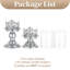 2 Pieces Metal Candlestick Set