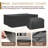 Waldman 4 - Person Outdoor Seating Group with Cushions-829129255-826415973