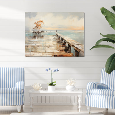 «Snavely Pier Weathered Memories II», reproduction sur toile