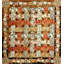 Antique Allover Floral Flat Weave Rug