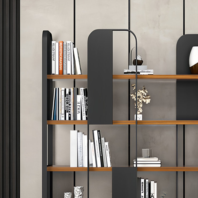 Henline, Black/Brown, 78.7"H x 47.2"W x 14.1"D