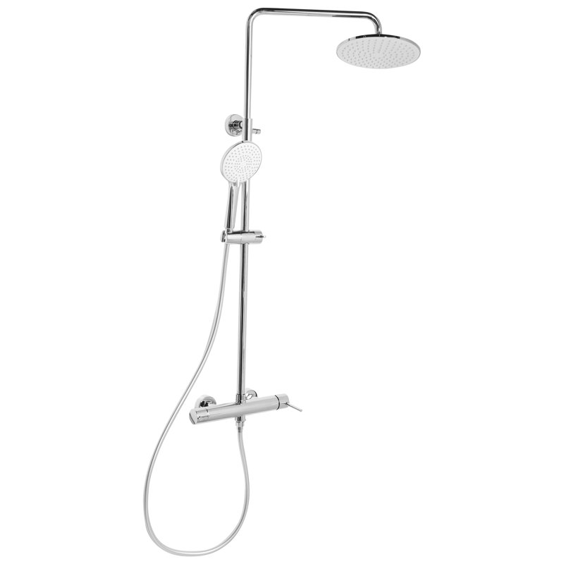 Mixer Shower Set with Rainshower PUYEHUE Silver, Chrome