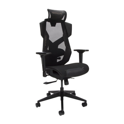 RESPAWN FLEXX Mesh Gaming Chair With Lumbar Support, Ergonomic Gaming Chair with Recline/Tilt Tension Controls, Adjustable Arms, 300lb Max Weight With