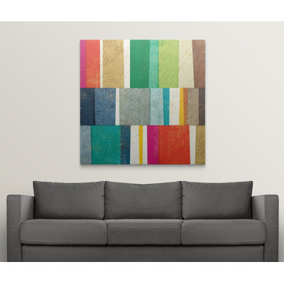 «Brodin Colorful Abstract» par Michael Mullan, reproduction d'art
