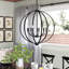 Lustre en forme de globe à 9 lumières de style bougie Petitt-1270526023-1223028825