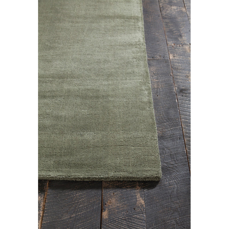 Ferno Wool Area Rug in Black/Gray, Rectangle 7'9" x 10'6"
