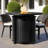 32" Propane Gas Fire Pit Table, 50000 BTU Round Steel Fire Pit For Outside Patio Deck Garden Courtyard-Black