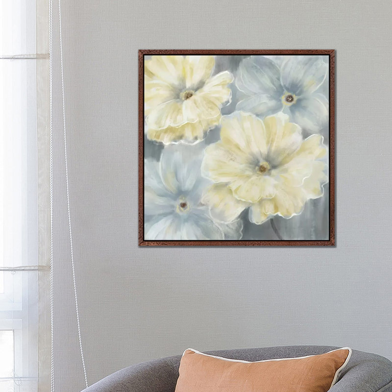 Duet I by Nan - Print on Canvas, Classic Brown Wood Framed, 66.04 cm H x 66.04 cm W