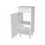 Ensemble de meuble-lavabo de salle de bain, 1 porte, 2 tablettes de rangement, blanc-457975450