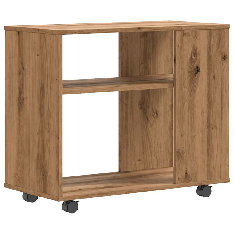 Aila Side Table 70x35x55 cm Engineered Wood, Old Wood