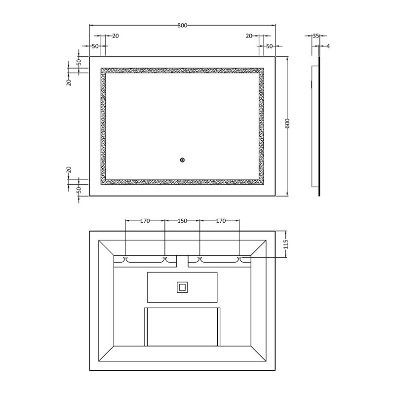 Flat Wall Mirror