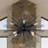 24" Black Sputnik Chandelier 8 Lights
