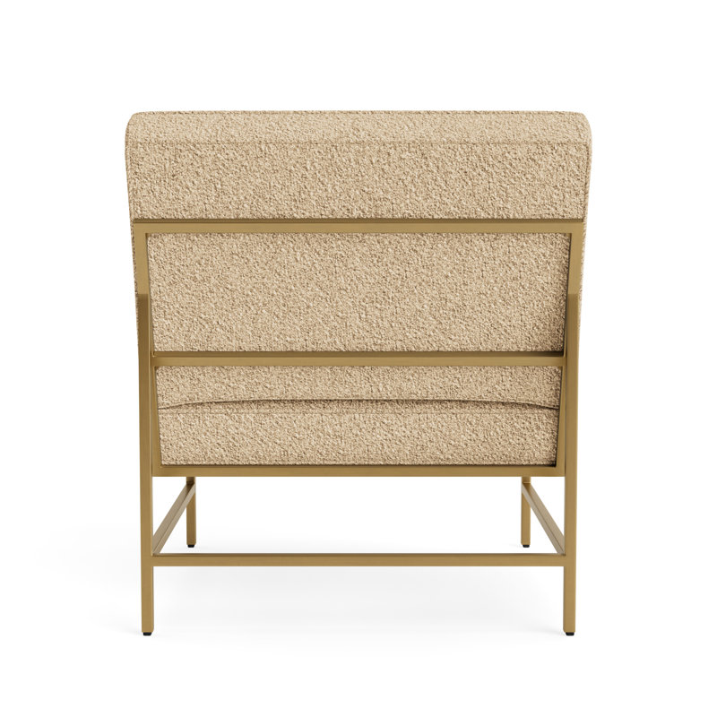 Major Chair, Brushed Brass, Berber - Dune