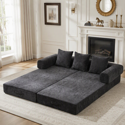 Comfy Convertible Folding Floor Sofa Couch