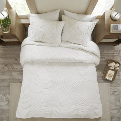 Édredon en coton et chenille -, 2 taies décoratives, grand format, décor de maison de plage, style
