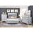 Silver Finish Glam Storage Nightstand Of 2-Drawers Contemporary Bedroom Furniture 1Pc Bedside Table