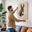 Ceremonial Donkey Japandi - Wrapped Canvas-832077888-832077903