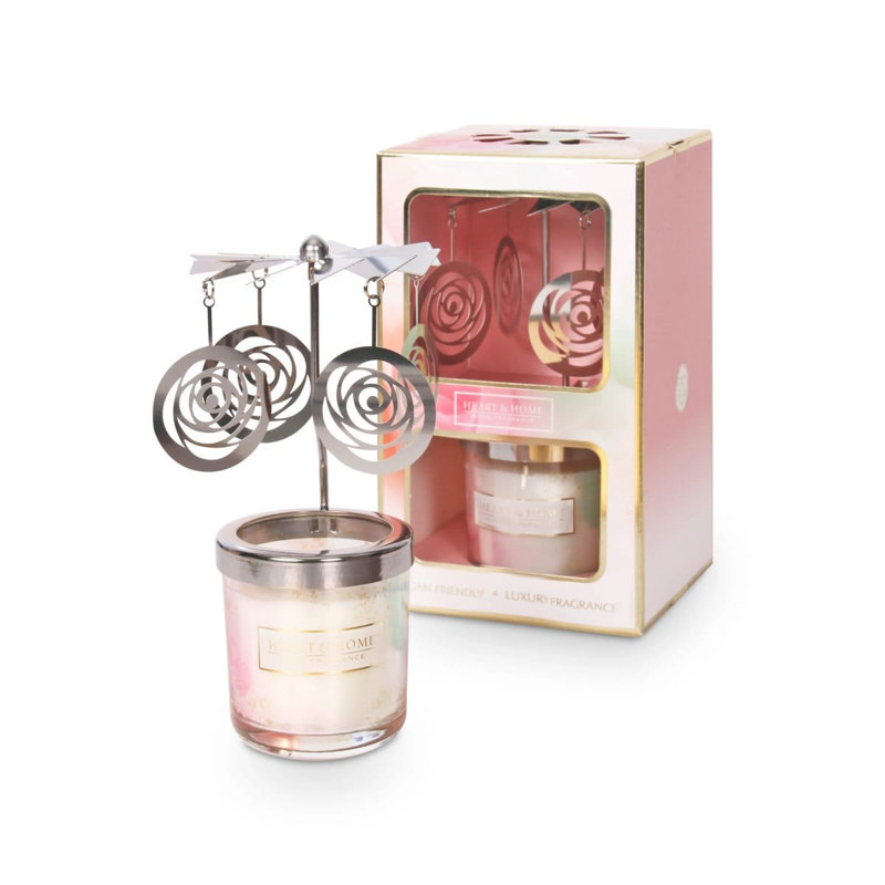 Spring / Summer 2025 Plant / Floral Scented Jar Candle with Glass Holder