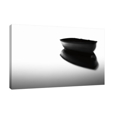 « reflection bateau », reproduction de photo sur toile tendue