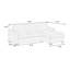 Canapé modulaire de style contemporain 2pc-416509091