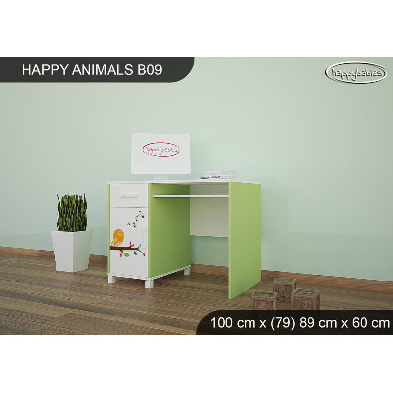 100cm Writing Desk, Green