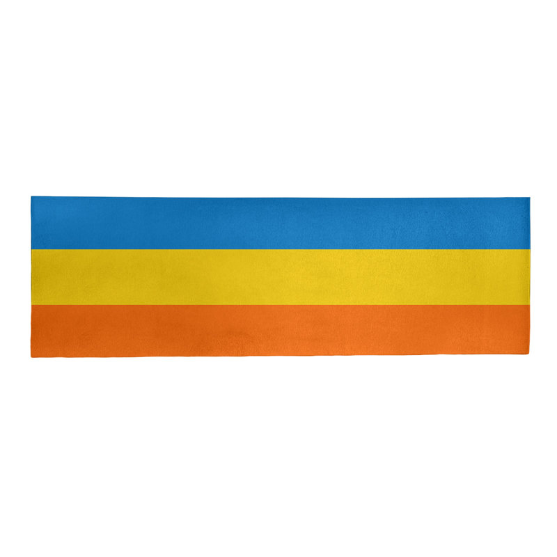 Chenille Striped Indoor Rug, Runner 2'6" x 8'