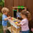 Teamson Kids Clover Wooden Mud Kitchen With Water Station And Chalkboard