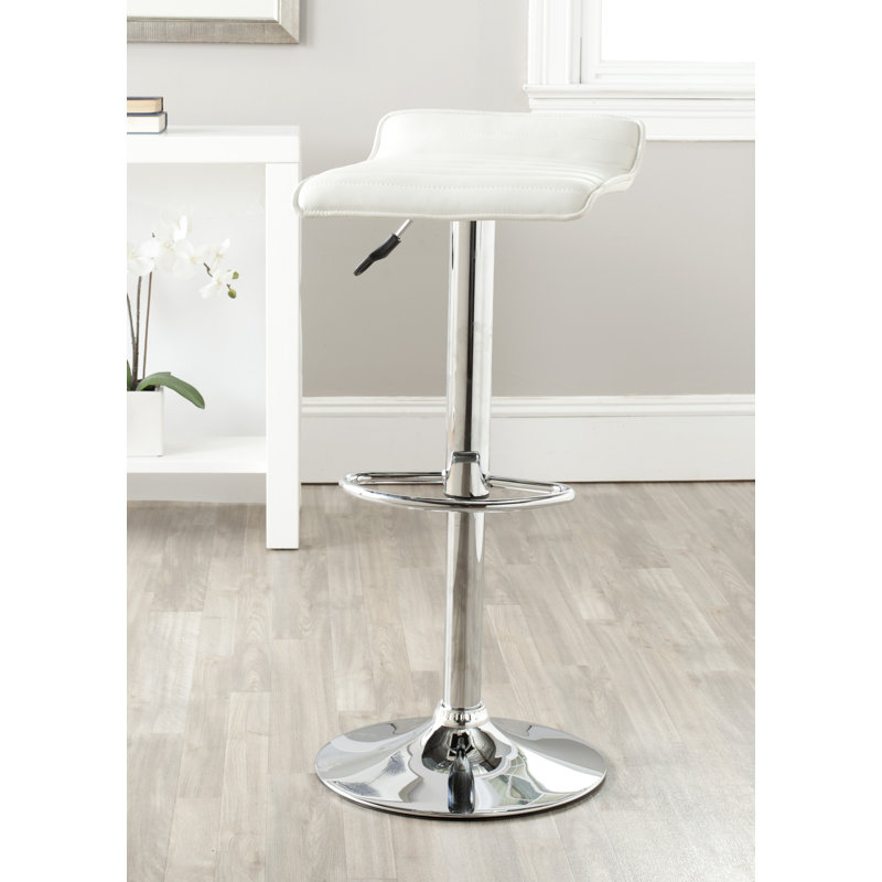 Tabouret de bar Annechien, Blanc