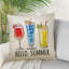 Housse de coussin Hello Summer Vibes Gnome 18 x 18, 4 pièces