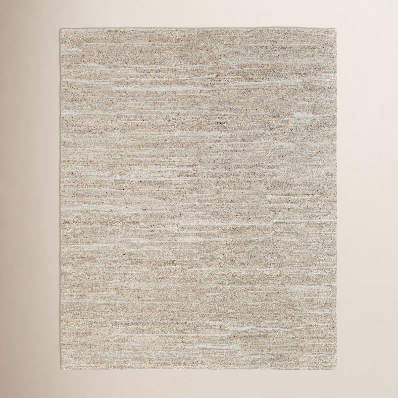 Hand-Woven Wool Rug, Rectangle 5'6" x 8'6"