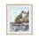 Reproduction sous verre encadrée du phare de Bass Harbor, conception de Patti Bishop