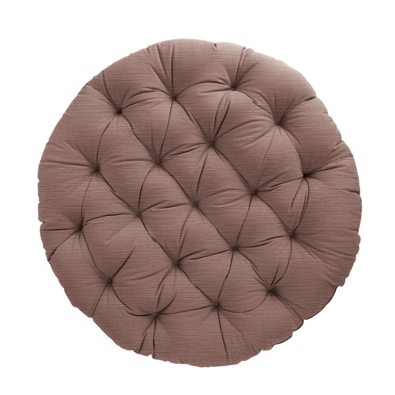 Coussin intérieur / extérieur Sunbrella Papasan, Rose, L 48 po x P 48 po, Velours