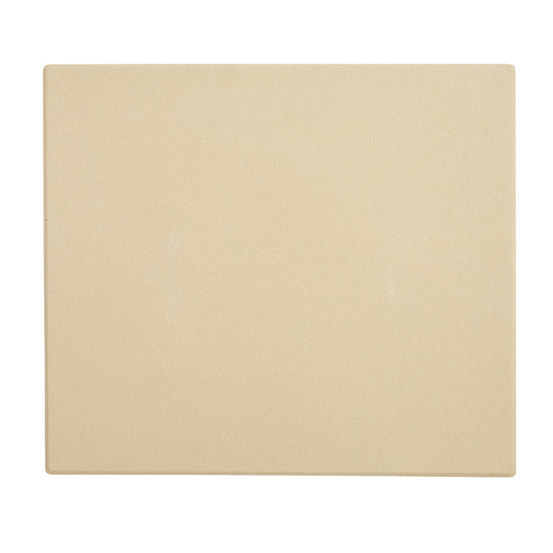Old Stone Beige Cordierite Rectangle Pizza Stone, 14x16-Inch