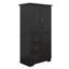 Armoire de rangement haute, armoire de rangement autoportante avec portes, trois tiroirs et tablette réglable, dispositif anti-basculement-238001182