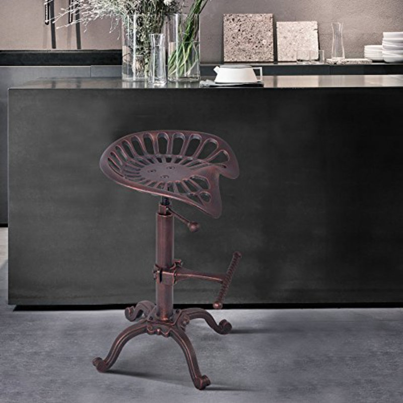 Tabouret de bar à hauteur réglable Gilbert