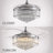 Presnell Dimmable Crystal Ceiling Fan with LED Lights and Remote Control-2017102881