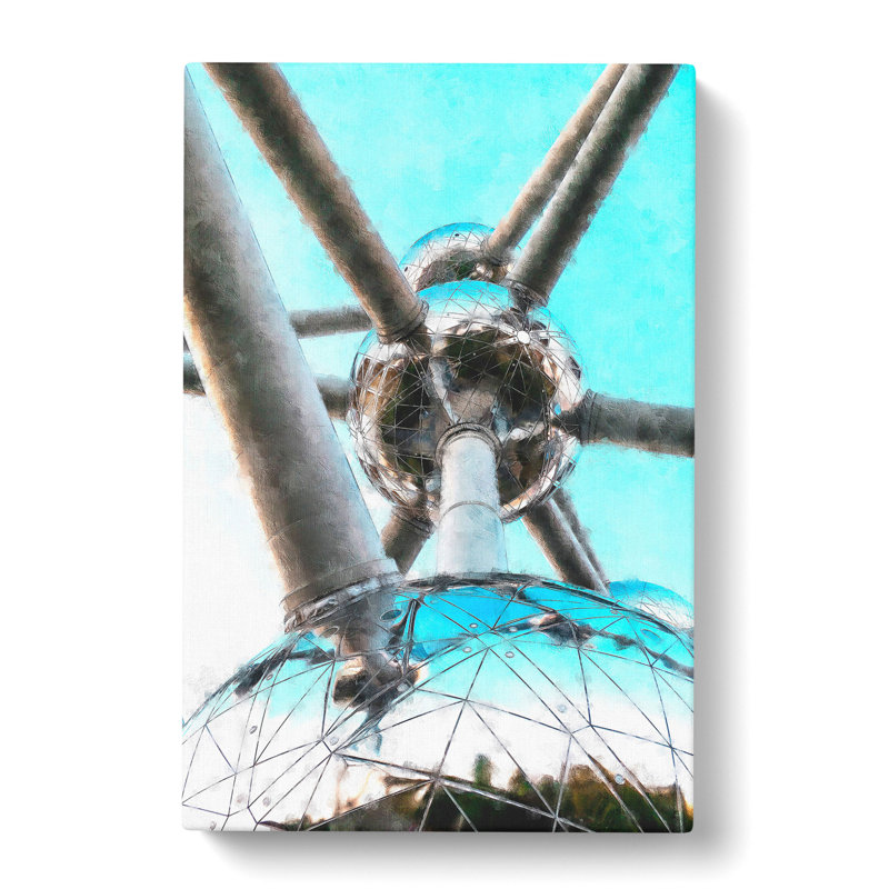 Atomium In Brussels Vol.2 - Wrapped Canvas, 60cm H x 40cm W x 3cm D