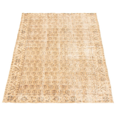 Danuel One-of-a-Kind 3'9" X 6'8" 2000s Wool Area Rug in Khaki